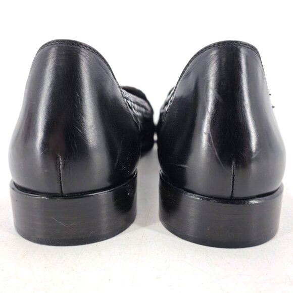 NEW Vintage Bragano Exotic Crocodile Leather Dress Shoes Mens 13N Brown Black - Picture 10 of 14